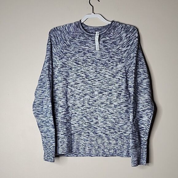 NWT Lululemon Boxy Cotton-Blend Sweater Size Small NWT Night Sea/Navy/Black/Blue - Picture 2 of 7